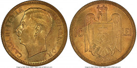 Carol II 10 Lei 1930-H MS65 NGC, Heaton mint, KM49. 

HID09801242017

© 2022 Heritage Auctions | All Rights Reserved