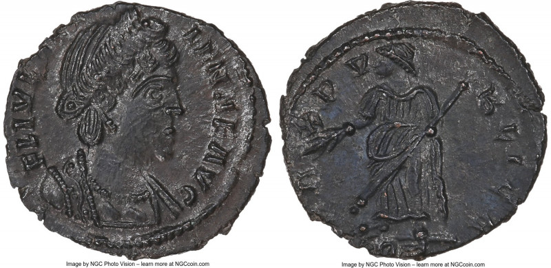 Helena (AD 324-328/30). AE4 or BI nummus (15mm, 1.52 gm, 7h). NGC MS 4/5 - 4/5. ...