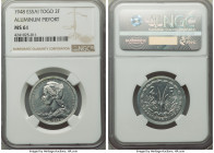 French Mandate aluminum Piefort Essai 2 Francs 1948 MS61 NGC, KM-PE2. Mintage: 104. 

HID09801242017

© 2022 Heritage Auctions | All Rights Reserv...