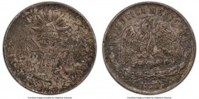 Pair of Certified Assorted Issues PCGS, 1) Great Britain: Sir Isambart Marc Brunel white metal Medal 1842- UNC Details (Cleaned), BHM-2080 2) Mexico: ...