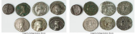 ANCIENT LOTS. Greek. Mixed. Lot of seven (7) AR issues. Fine-Choice VF. Includes: Seven AR issues, various cities and designs. Total of seven (7) coin...