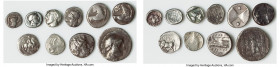 ANCIENT LOTS. Greek. Mixed. Lot of ten (10) AR issues. Fine. Includes: Ten AR issues, various cities and designs. Total of ten (10) coins in lot. SOLD...