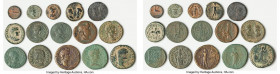 ANCIENT LOTS. Roman Provincial. Lot of fifteen (15) AE issues. Good-Fine. Includes: Fifteen AE issues, various rulers, cities, and types. Total of fif...