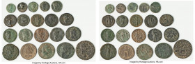 ANCIENT LOTS. Roman Provincial. Lot of twenty (20) AE issues. Good-Fine. Includes: Twenty AE issues, various rulers, cities, and types. Total of twent...