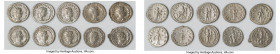 ANCIENT LOTS. Roman Imperial. Lot of ten (10) AR antoniniani. Choice Fine-Choice VF. Includes: Ten Roman Imperial antoniniani, various emperors and ty...