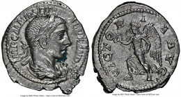 ANCIENT LOTS. Roman Imperial. Severus Alexander (AD 222-235). Lot of four (4) AR and AE issues. NGC Choice Fine-Choice XF. Includes: One AE as and thr...