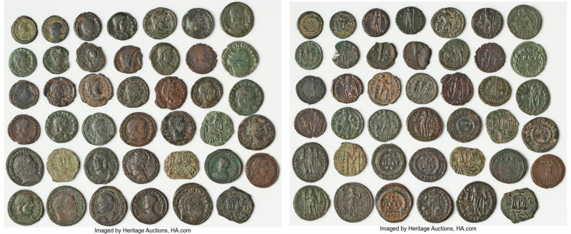 ANCIENT LOTS. Mixed. Lot of forty one (41) AE issues. Fine-VF, various surface i...