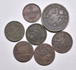 Franz Joseph I. 1848 - 1916
Münzen Kaisertum Österreich. Lot. 7 Stück diverse Kreuzer, von 1/4 Kreuzer bis 2 Kreuzer.
ss
