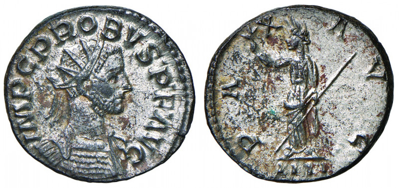 Probus (276-282)
Römische Münzen, Römische Kaiserzeit. AE-Antoninianus, 281 n. C...