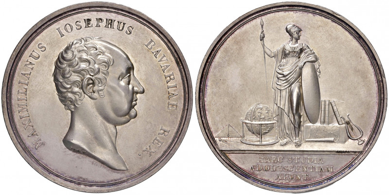 Maximilian I. Joseph 1806 - 1825
Deutschland, Bayern. Ag-Medaille, o. Jahr (um 1...