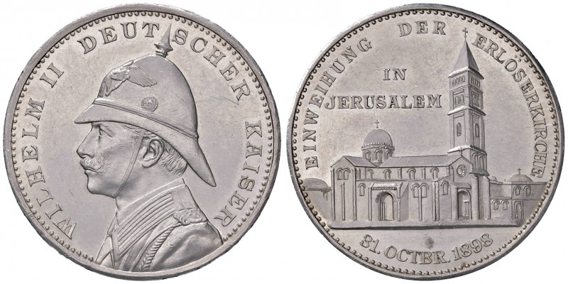 Wilhelm II. 1888 - 1918
Deutschland, Brandenburg - Preußen. Ag-Medaille, 1898. "...