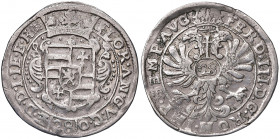 Anton Günther 1603 - 1667
Deutschland, Emden. 28 Stuber (2/3 Thaler / 1 Gulden), o. Jahr (ca.1640). mit Titel Ferdinand III.
19,07g
Dav. 714, Kalvelan...