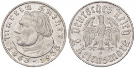 2 Reichsmark, 1933 D
Deutschland, 3. Reich 1933 - 1949. München. 8,00g
Jaeger 352
vz aus EA