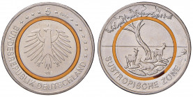 5 Euro, 2018
Deutschland, Republik 1949 - heute. Subtrobische Zone. 9,05g
stgl