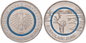 5 Euro, 2020
Deutschland, Republik 1949 - heute. Subpolare Zone. 9,05g
stgl