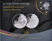 20 Euro, 2019
Deutschland, Republik 1949 - heute. Tapferes Schneiderlein. PP
