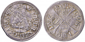 Erzherzog Ferdinand 1564 - 1595
6 Kreuzer, o. Jahr. Hall
2,59g
MzA. Seite 49
ss
