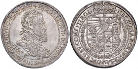 Rudolph II. 1576 - 1612
Taler, 1603. Hall
29,94g
M/T 375, Voglh. 96/II.
Prägeschlieren im Avers.
f.vz/vz