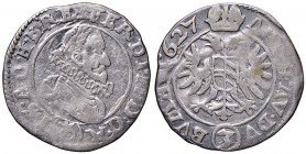 Ferdinand II. 1619 - 1637
3 Kreuzer, 1627. Prag
1,78g
Her. 1148
f.ss