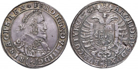 Ferdinand III. 1637 - 1657
Taler, 1641. Wien
28,52g
Her. 370
Schrötlingsfehler im Revers
vz/f.vz
