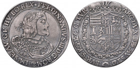 Ferdinand III. 1637 - 1657
Taler, 165Z. Zinnabschlag
Wien
29,35g
vergl. zu Her. 388
ss/ss+