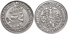 Ferdinand III. 1637 - 1657
1/2 Schulprämien Taler, 1643/1980. Restrike, Auflage: 3.000
Breslau
12,08g
stgl