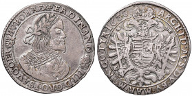 Ferdinand III. 1637 - 1657
1/2 Taler, 1658 KvB. Kremnitz
14,03g
Her. 596
ss