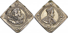 Ferdinand III. 1637 - 1657
3/4 Schautalerklippe, o. Jahr. auf die ungarische Krönung von Ferdinand III., Av.: Jugendliches Brustbild des Erzherzogs re...