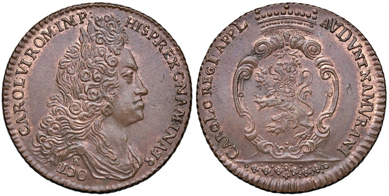 Karl VI. 1711 - 1740
Cu - Jeton, 1717. Naumur
9,80g
Dugnolle 4864, Bingen 55
stg...