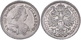 Maria Theresia 1740 - 1780
3 Kreuzer, 1777 C-A. Wien
1,75g
Fr. 299, Her. 1335, Eyp. 220a/10
stgl