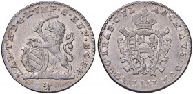 Maria Theresia 1740 - 1780
2 Escalins, 1751. Brügge
9,96g
Fr. 1703, Her. 1987, Eyp. 425/1
vz