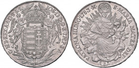 Joseph II. als Alleinregent 1780 - 1790
Madonnentaler, 1783 B. Kremnitz
28,11g
Her. 148
vz
