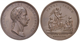 Franz I. 1806 - 1835
Br-Medaille, 1826. auf die Genesung des Kaisers, Ø 37,52 mm, von J. Lang und F. Stuckhart.
Wien
25,22g
Mont. 2506
f.stgl/stgl