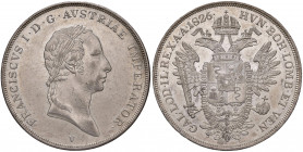 Franz I. 1806 - 1835
Scudo, 1826 V. Venedig
26,00g
Fr. 617
win. Kratzer im Avers
vz