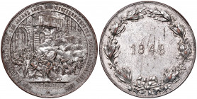 Ferdinand I. 1835 - 1848
Br-Medaille, 1848. auf die österr. Sozialdemokratie für die Freiheitskämpfer der Revolution vor 50 Jahren, vom 13. März 1848....