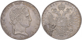 Ferdinand I. 1835 - 1848
Taler, 1844 A. Wien
28,11g
Fr. 771
vz/stgl