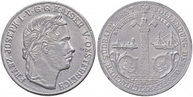 Franz Joseph I. 1848 - 1916
2 Vereinstaler ,, Südbahn ", 1857 A. Restrike in Aluminium (Al) von Aurea Celje, mattiert.
Wien
11,18g
vergl. zu Fr. 1900/...