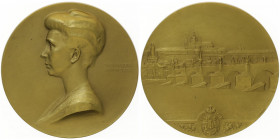 Franz Joseph I. 1848 - 1916
Bronzemedaille, 1916. vergoldet, auf Erzherzogin Maria Annunziata (1876-1961) war die Tochter von Erzh. Karl Ludwig und Ma...