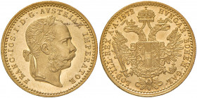 Franz Joseph I. 1848 - 1916
Dukat, 1872. Wien
3,51g
Fr. 1231
stgl