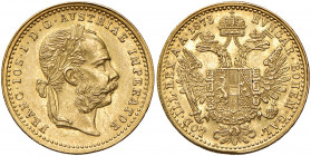 Franz Joseph I. 1848 - 1916
Dukat, 1873. Wien
3,49g
Fr. 1232
vz/vz+