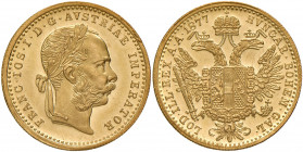Franz Joseph I. 1848 - 1916
Dukat, 1877. Wien
3,51g
Fr. 1236
stgl