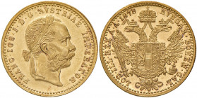 Franz Joseph I. 1848 - 1916
Dukat, 1878. Wien
3,51g
Fr. 1237
vz/stgl