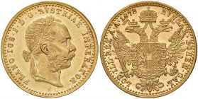 Franz Joseph I. 1848 - 1916
Dukat, 1878. Wien
3,51g
Fr. 1237
vz/stgl
