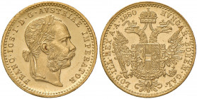 Franz Joseph I. 1848 - 1916
Dukat, 1880. Wien
3,49g
Fr. 1239
vz/vz+