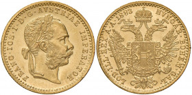 Franz Joseph I. 1848 - 1916
Dukat, 1883. Wien
3,50g
Fr. 1242
stgl