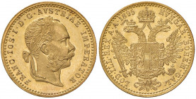 Franz Joseph I. 1848 - 1916
Dukat, 1895. Wien
3,50g
Fr. 1254
vz/stgl
