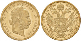 Franz Joseph I. 1848 - 1916
Dukat, 1898. Wien
3,50g
Fr. 1257
f.stgl/stgl