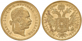 Franz Joseph I. 1848 - 1916
Dukat, 1900. Wien
3,50g
Fr. 1259
stgl