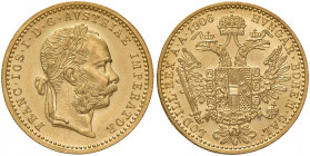 Franz Joseph I. 1848 - 1916
Dukat, 1906. Wien
3,50g
Fr. 1265
f.stgl/stgl