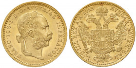 Franz Joseph I. 1848 - 1916
Dukat, 1913. Wien
3,50g
Fr. 1272
f.stgl/stgl